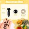 600-Piece 6mm Black Plastic Safety Eyes with Washers – Perfect for Amigurumi, Crochet Dolls, Plush Toys & DIY Crafts